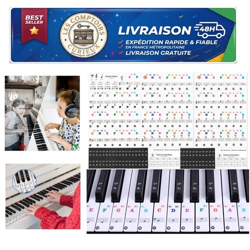 Autocollants piano - autocollants,