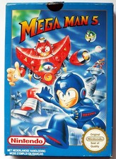 MEGAMAN 5 NES RARE NINTENDO