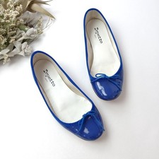 Repetto Cendrillon Blue Patent
