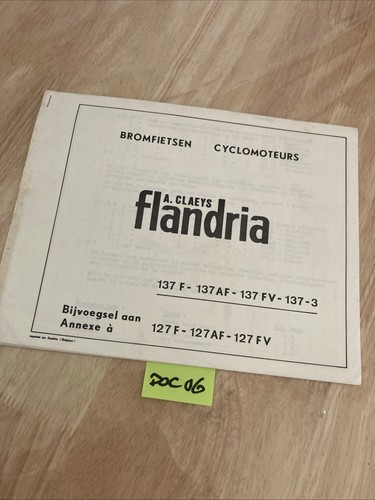 Flandria claeys supplément - claeys,