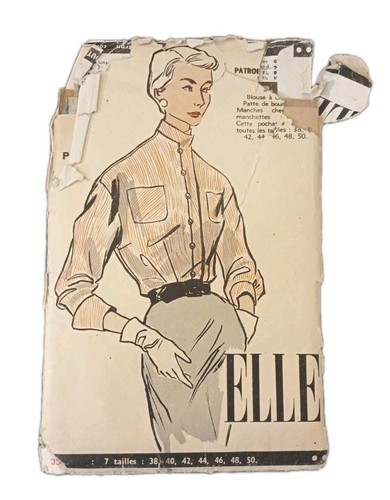 Patron couture vintage elle - patron,