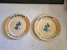 Lot de 2 Assiettes Faience