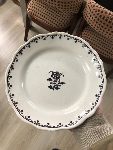 Belle assiette faience nord - belle, en