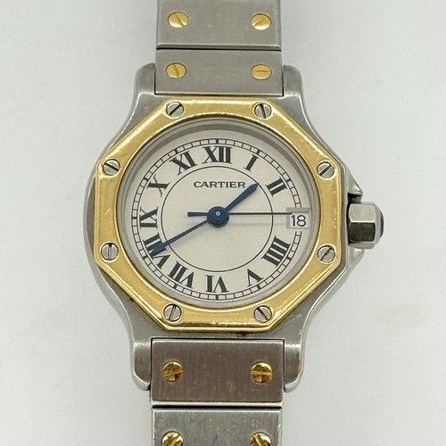 Cartier santos octagon steel - cartier,