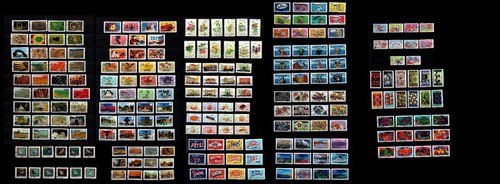 Série timbres français - la,