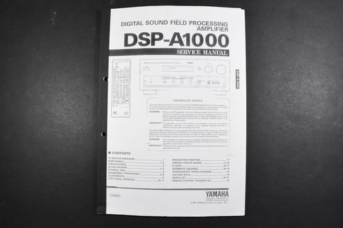 Yamaha dsp a1000 digital - dsp-a1000,