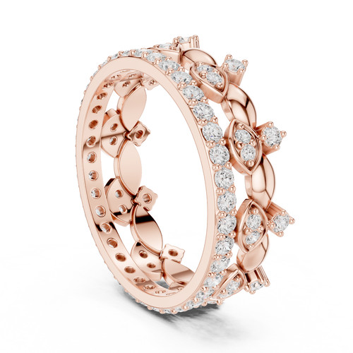 Bague grappe diamants - bague,