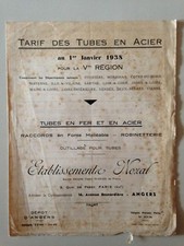 ANCIEN DEPLIANT TARIF DES