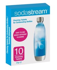 SodaStream 10 Pastilles Comprimés de Nettoyage Bouteilles Carbonators