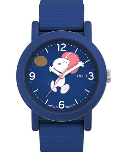 Timex montre bleu analogique - bleu,