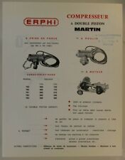 prospectus brochure ERPHI compresseur tracteur tractor traktor prospekt