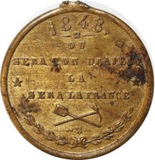 H4126 Rare Médaille Algérie