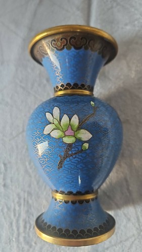 Vase chinois années bleu - vase, 50