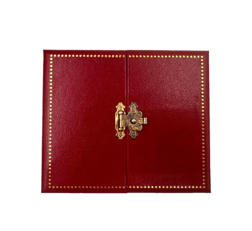 Antique jewelry red box - antique,