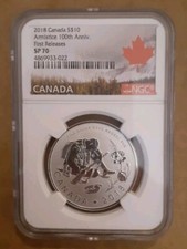 2018 $10 CANADA SILVER 100TH