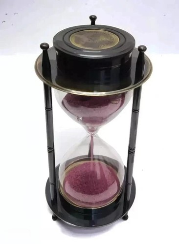 Sablier minuterie laiton - , sable