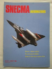 7/1988 SNECMA INFORMATIONS 311 ELECMA ELECTRONIQUE MOTEUR HISPANO-SUIZA ROBOTIQU