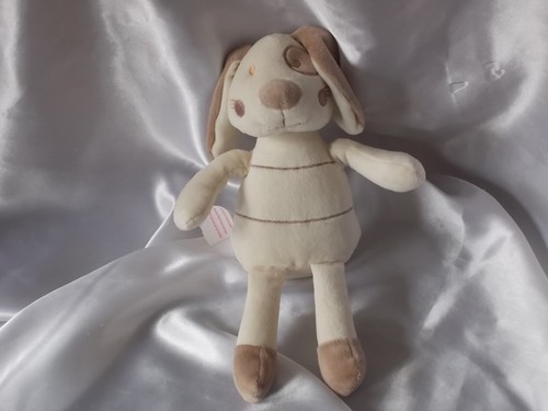 Doudou lapin chien - lapin,, écru