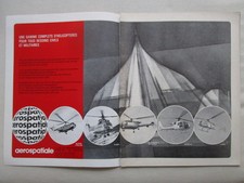 5/1972 PUB AEROSPATIALE CONCORDE GAZELLE LAMA PUMA ALOUETTE SUPER FRELON AD