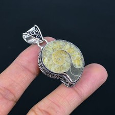 Pendentif vintage mode pierre