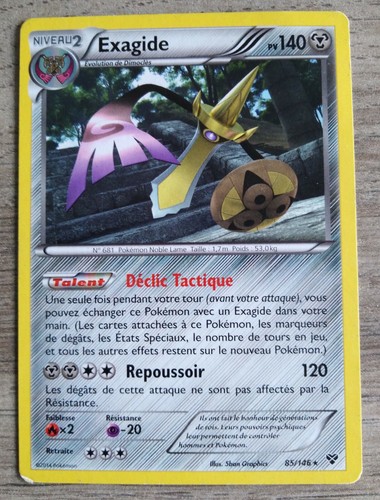 Carte pokémon exagide 140 - pokémon,