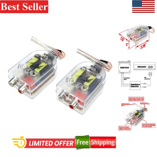 2pcs high low impedance - 2pcs, to