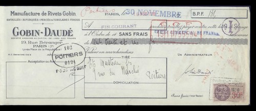 1938 manufacture rivels - 1938, de