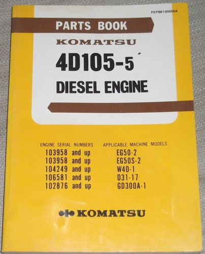 Komatsu manuel catalogue - manuel,