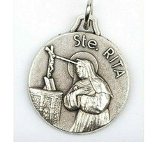 Sainte rita médaille métal - médaille,