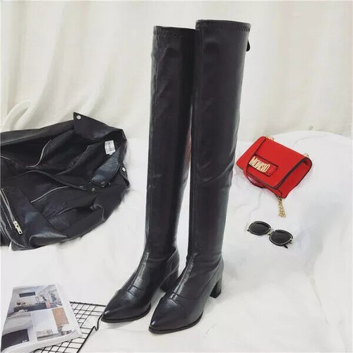 Bottes cuissardes femme noir - bottes,