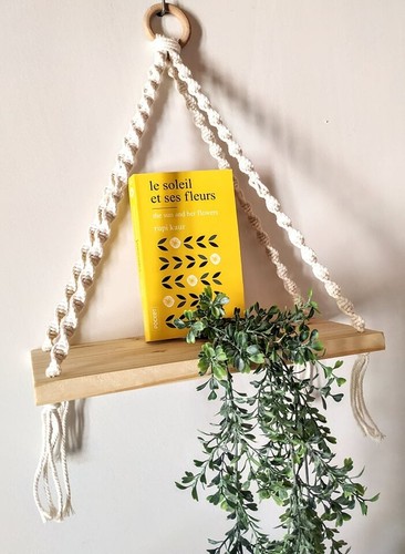 étagère murale macramé - , et