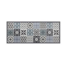 Tapis en vinyle effet carreaux