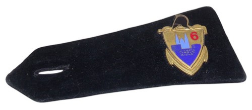 Patte épaule velours noir - patte,