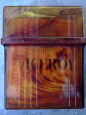 WWII GI US ARMY ETUI ETANCHE CELLULOÏD PAQUET VIDE CIGARETTES MATERIEL ORIGINAL