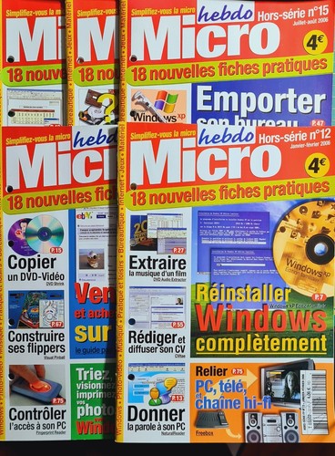 Magazine micro hebdo fiches - micro,