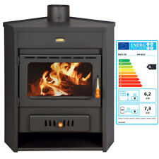 Poêle a Bois Intégré Chaudière Cheminée Prity AMW 12 -  6.2+7.3  KW