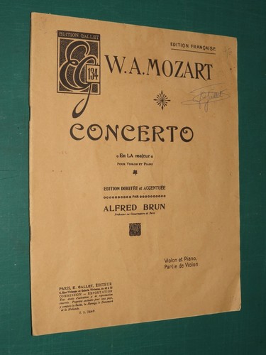 Partition violon acc piano - acc.,