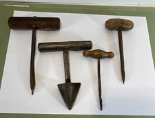 Lot de 4 petits outils ancien