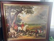 TABLEAU SCÈNE DE CHASSE A COURRE D’APRÈS CARLE VERNET