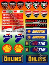 DUCATI CORSE decal set