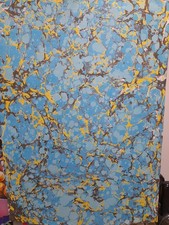 Papier marbré à la cuve de