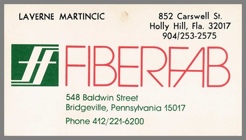 Fiberfab laverne martincic - fiberfab,
