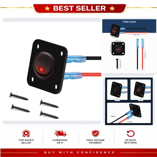 Interrupteur bascule rond - interrupteur,