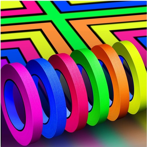 Colors neon cloth tape uv - neon,