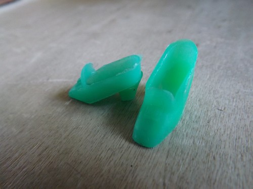 Paire chaussures verte - chaussures,