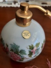 VAPORISATEUR DE PARFUM EN PORCELAINE DE France  FLORAL
