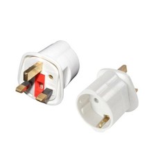 Adaptateur de Voyage prise secteur pour Europe FR France Angleterre Anglaise UK