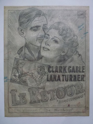 Retour dessin original - dessin,