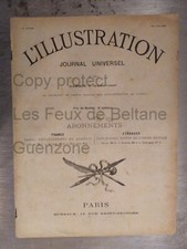 Couverture L'ILLUSTRATION mars 1897 publicités document Cover antique french mag