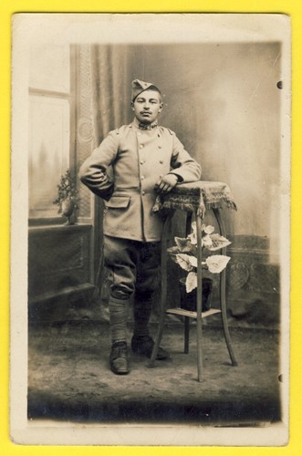 Cpa carte photo militaire - cpa,